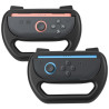Homiflex Switch 2 Lenkrad Controller für Joy-Con, Lenkräd für Switch 2 Zubehör, für Mario Kart, Rennspiel Spiele, Schwarz