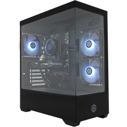CYBERPOWERPC Wyvern Gaming PC - AMD Ryzen 7 5700X, Nvidia RTX 5060 8GB, 16GB RAM, 1TB NVMe SSD, 650W 80+ PSU, Wi-Fi, Windows 11,