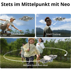 DJI Neo Motion Fly More Combo, Minidrohne mit 4K UHD-Kamera für Erwachsene, 135 g selbstfliegende Drohne, die dir folgt,