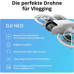 DJI Neo Motion Fly More Combo, Minidrohne mit 4K UHD-Kamera für Erwachsene, 135 g selbstfliegende Drohne, die dir folgt,