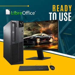 Lenovo, Bereit Desktop-PC, PC, Intel i5, RAM, 16 GB, SSD, 512 GB, Office-Paket 2021, Windows 11 Pro (Generalüberholt)