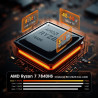 BOSGAME M4 OCulink Mini Gaming PC, mit AMD Ryzen 7 8745HS 8 Kerne 16 Threads Bis zu 4,9 GHz Prozessor, 32 GB DDR5 1 TB PCIe