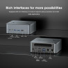 BOSGAME M4 OCulink Mini Gaming PC, mit AMD Ryzen 7 8745HS 8 Kerne 16 Threads Bis zu 4,9 GHz Prozessor, 32 GB DDR5 1 TB PCIe