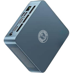 TRIGKEY Mini PC Ryzen 5 AMD R5 5500U 6C/12T 16G DDR4 500G M.2 NVME SSD S5 Mini Computer, HDMI+DP+Type-C，4K@60Hz UHD Graphics,