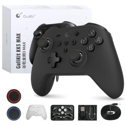 GuliKit KK3 MAX Bluetooth Controller mit RGB-Licht, Magnetschwebe Vibrationsmotor, Hall Joysticks und Trigger, 1000Hz