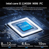 AskHand Mini PC Ryzen7 5800H (8C/16T, bis zu 4,4 GHz), 16GB DDR4-3200M RAM 512GB PCIe SSD Windows 11 Pro, Büro Micro Desktop PC
