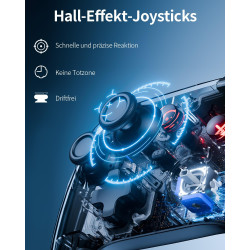 PC Controller Wireless für Windows/Steam Deck, Gaming Controller PC mit Zurück Taste, Hall Effekt Joystick & Trigger mit