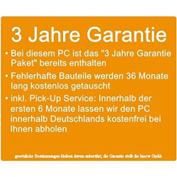 Intel i7 4770 8-Thread 3.90 GHz Business Office Multimedia Computer mit 3 Jahren Garantie! | i7 4770 8-Threads, 3.8 GHz | 16GB