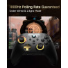 EasySMX D05 PC Controller mit Ladestation, Controller PC Wireless mit Hall Joystick & Hall Trigger, Bluetooth PC Controller für