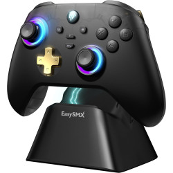 EasySMX D05 PC Controller mit Ladestation, Controller PC Wireless mit Hall Joystick & Hall Trigger, Bluetooth PC Controller für