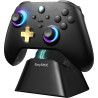 EasySMX D05 PC Controller mit Ladestation, Controller PC Wireless mit Hall Joystick & Hall Trigger, Bluetooth PC Controller für