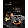 EasySMX D05 PC Controller mit Ladestation, Controller PC Wireless mit Hall Joystick & Hall Trigger, Bluetooth PC Controller für