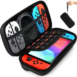 ivoler Tasche Kompatibel mit Nintendo Switch/Nintendo Switch OLED, Portable Protective Hard Shell Tragetasche Hülle mit