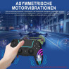 Wireless Controller für PS5 Pro/PS5/PS5 Slim, PS5/PC Drahtlos Controller mit Turbo-Dauerfeuer/Makrofunktion/Duale