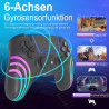Wireless Controller für PS5 Pro/PS5/PS5 Slim, PS5/PC Drahtlos Controller mit Turbo-Dauerfeuer/Makrofunktion/Duale