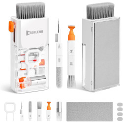 Ordilend Tastatur Reinigungsset, Alles in Einem Handy Reinigungsset, für iPhone Airpods Tastaturreiniger mit Bürste und Spray,