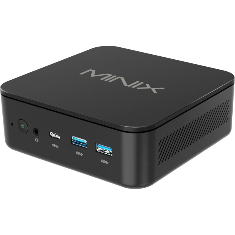 MINIX NGC N512 Mini PC Windows 11 Pro, Intel i5-12600H 512GB M.2 PCIe 4.0 x 4 SSD 16GB DDR5 Micro Desktop Computer, Quad