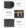 Taygeer Laptoptasche Damen 17 Zoll, Laptop Handtasche mit USB-Anschluss, Wasserabweisend Leder Schultertasche, Große Cabrio