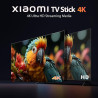 Xiaomi TV Stick 4K, Mi Streaming Android TV Stick, Chromecast integriert, Bluetooth-IR-Fernbedienung Kompatibler Assistant Vocal