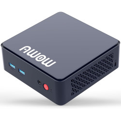 AWOW AK10 Pro Mini PC Intel N100 (bis zu 3,4 GHz), 16GB RAM 512GB SSD, Wi-11 Pro, 4K UHD, WiFi 5, Bluetooth 5.2, Gigabit LAN –