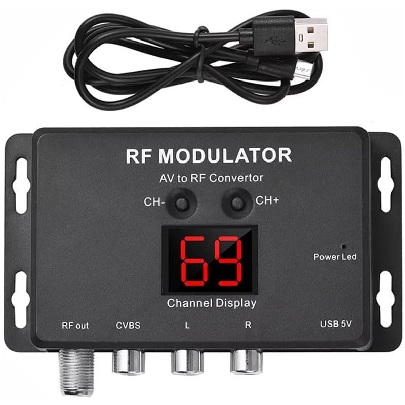 M60 RF Modulator für Heimkino Share Set Top Boxen und flexible Konfiguration für verschiedene TV-Formate AI Affiliate