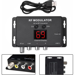 M60 RF Modulator für Heimkino Share Set Top Boxen und flexible Konfiguration für verschiedene TV-Formate AI Affiliate