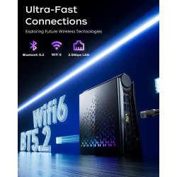 ACEMAGICIAN S3A Mini PC Gaming,AMD Ryzen 7 8745HX (8C/16T,bis zu 4,9 GHz),16GB DDR5 5600MHz 512GB NVME PCIe4.0 SSD,Radeon 780M,