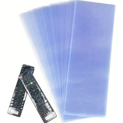 10 transparente Schrumpffolienbeutel für Fernbedienung, Schutzlösung für Klimaanlagen und Smart-TVs (8 x 25 cm) AI Affiliate