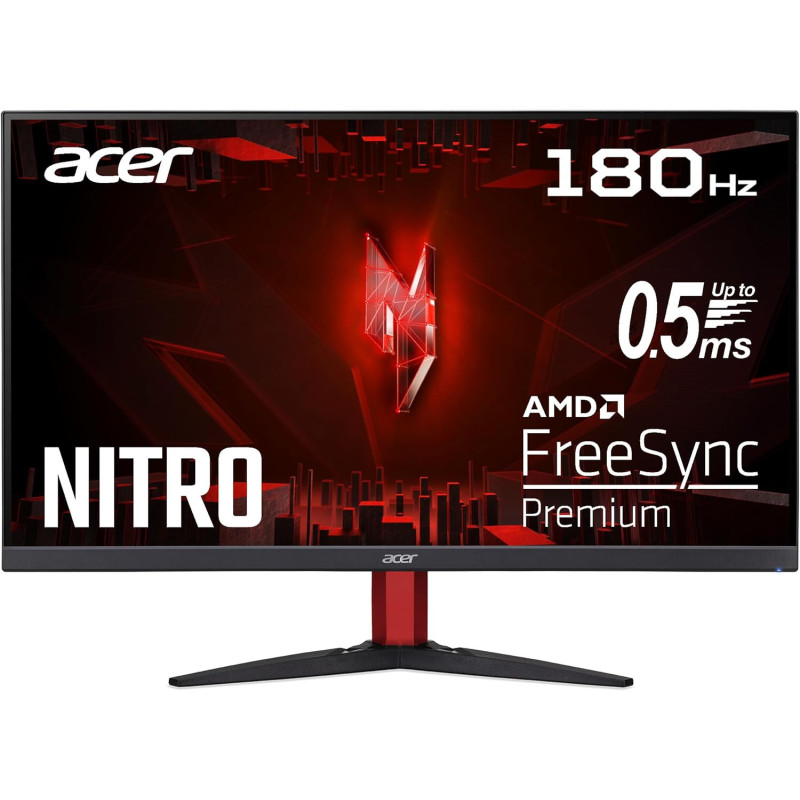 Acer Nitro KG272S3 Gaming Monitor 27 Zoll (69 cm Bildschirm) Full HD, 180Hz, bis zu 0.5ms (GTG), 2xHDMI 2.0, DP 1.2, FreeSync