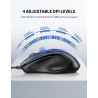 TECKNET Maus mit Kabel, Computermaus mit 6 Tasten, 6400 DPI, Ergonomisches Optical Business Kabelgebundene Maus für PC, Laptop,