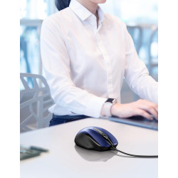 TECKNET Maus mit Kabel, Computermaus mit 6 Tasten, 6400 DPI, Ergonomisches Optical Business Kabelgebundene Maus für PC, Laptop,