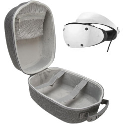 Hartschalen-Tragetasche für PS VR2-Headset, Tragbare Anti-Fall-Eva-Hartschale mit Weichem Futter, Mehrfacher Schutz, Große