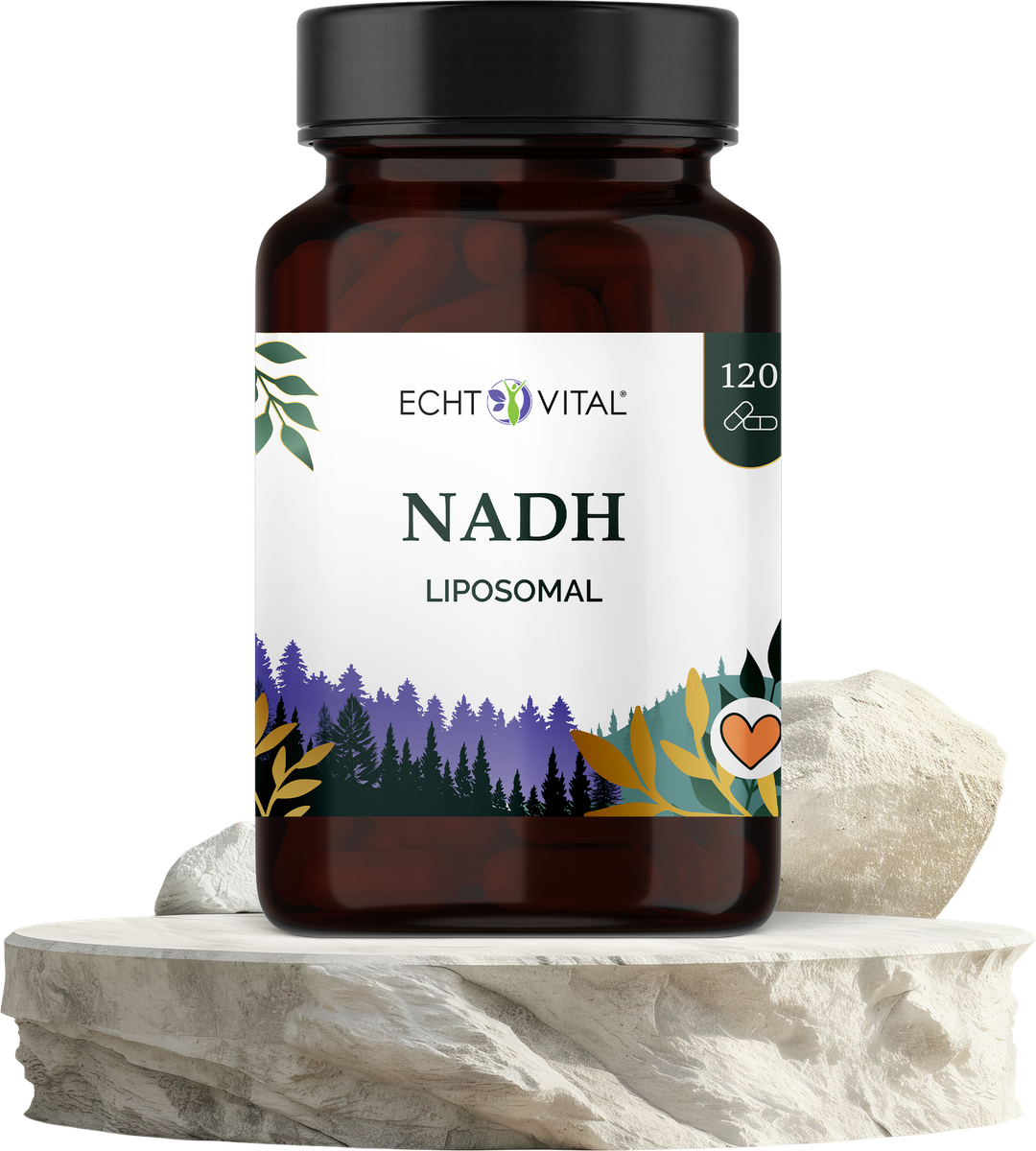 NADH Liposomal | reduzierte Form von NMN | liposomal | 120 Kapseln