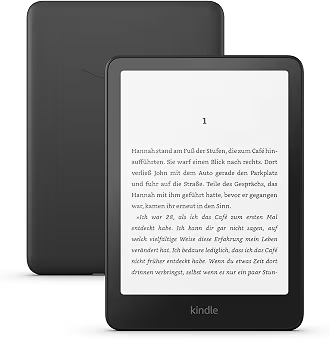 Amazon Kindle Paperwhite (neueste Generation) – Unser schnellster Kindle, mit neuem 7-Zoll-Display und wochenlanger Akkulaufzeit – 16 GB – ohne Werbung – schwarz