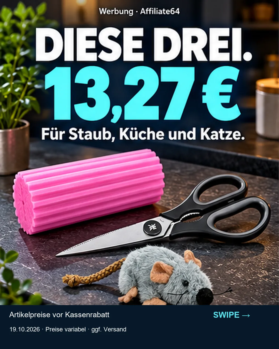 Drei Funde. 13,27 €.