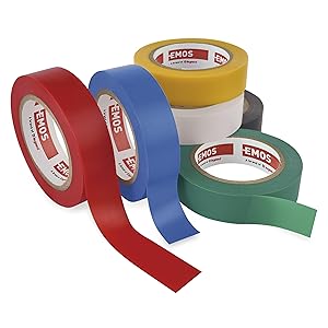 EMOS PVC-Isolierband, 6er-Pack