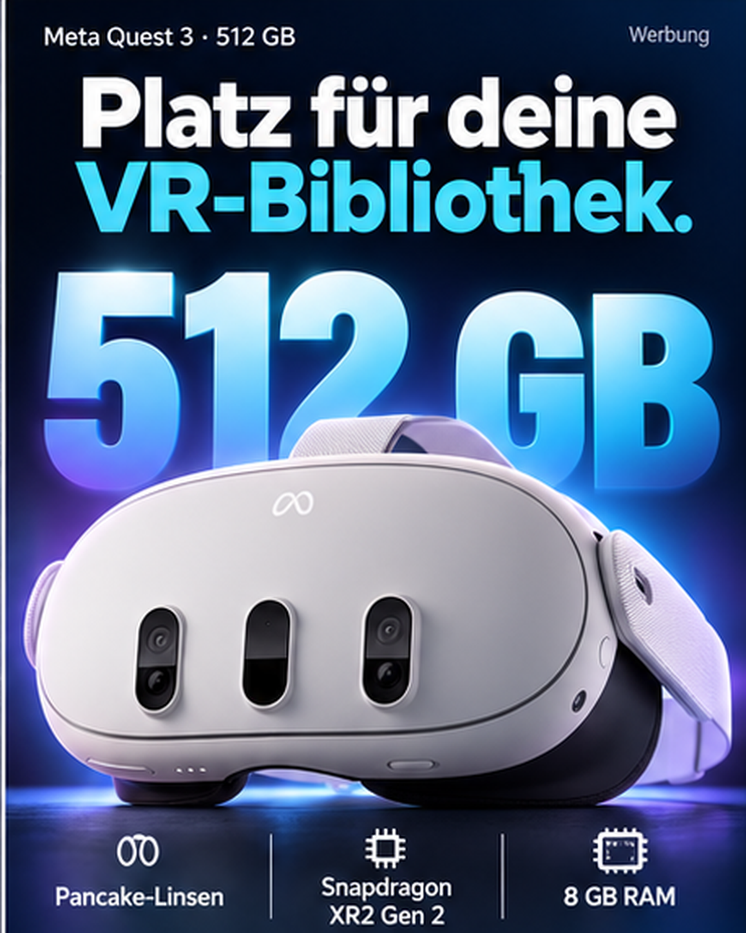Meta Quest 3 – 512 GB und Hardware