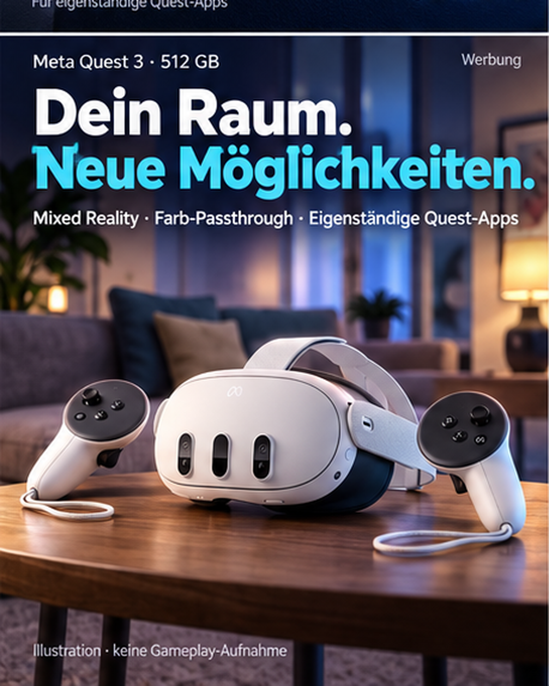 Meta Quest 3 – Mixed Reality im eigenen Raum