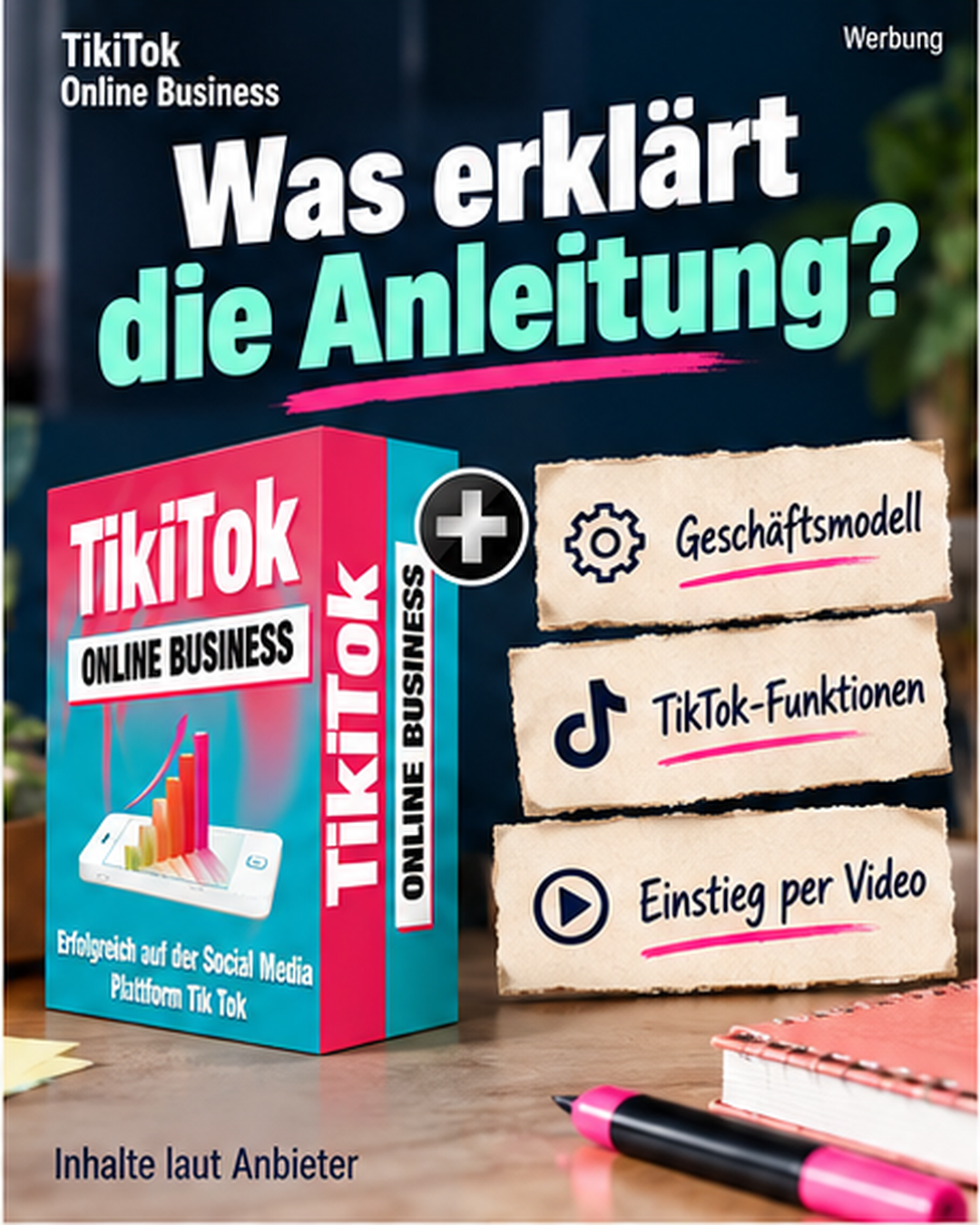 TikiTok Online Business: Geschäftsmodell, TikTok-Funktionen und Einstieg per Video