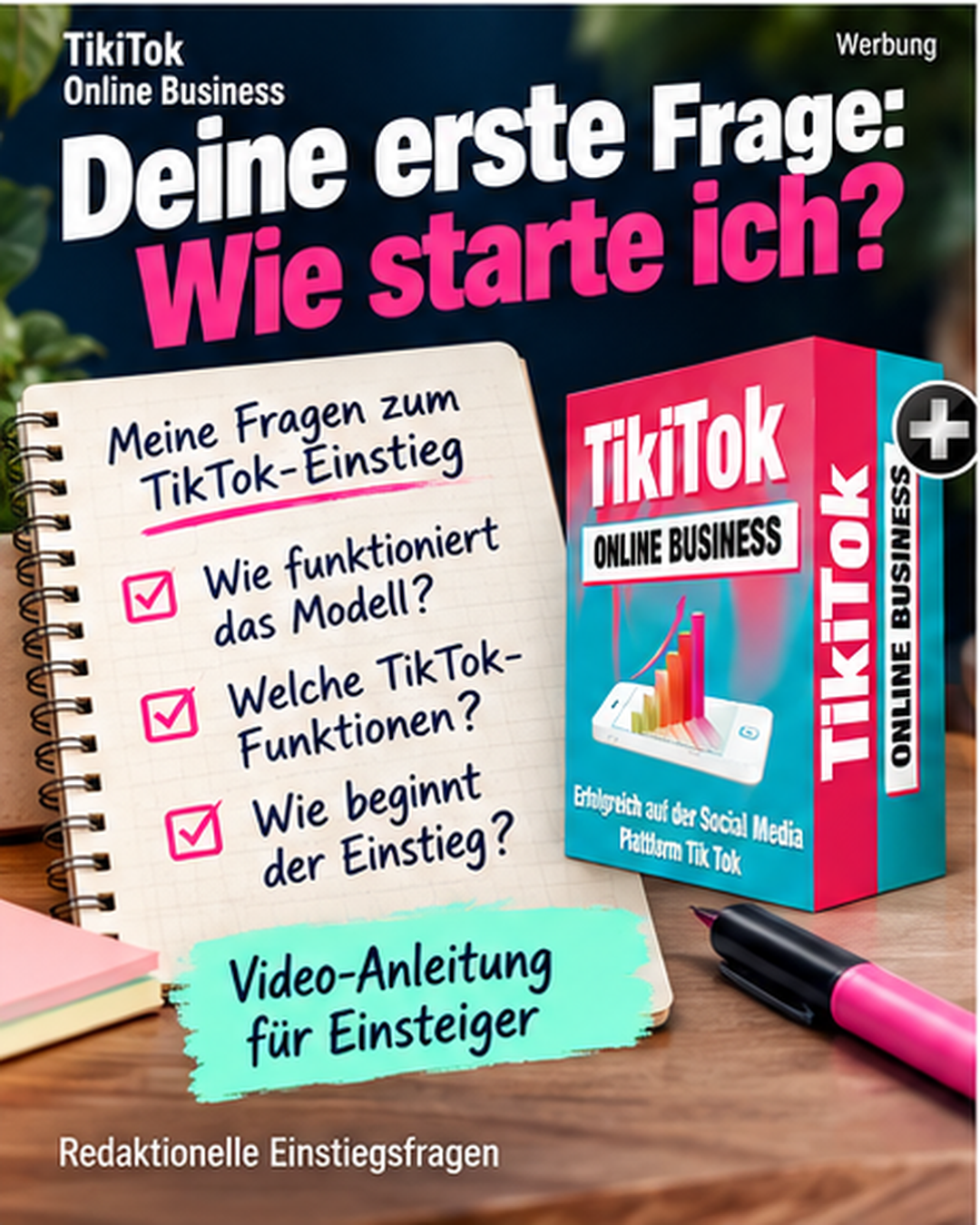 TikiTok Online Business – Eigene Einstiegsfragen klären