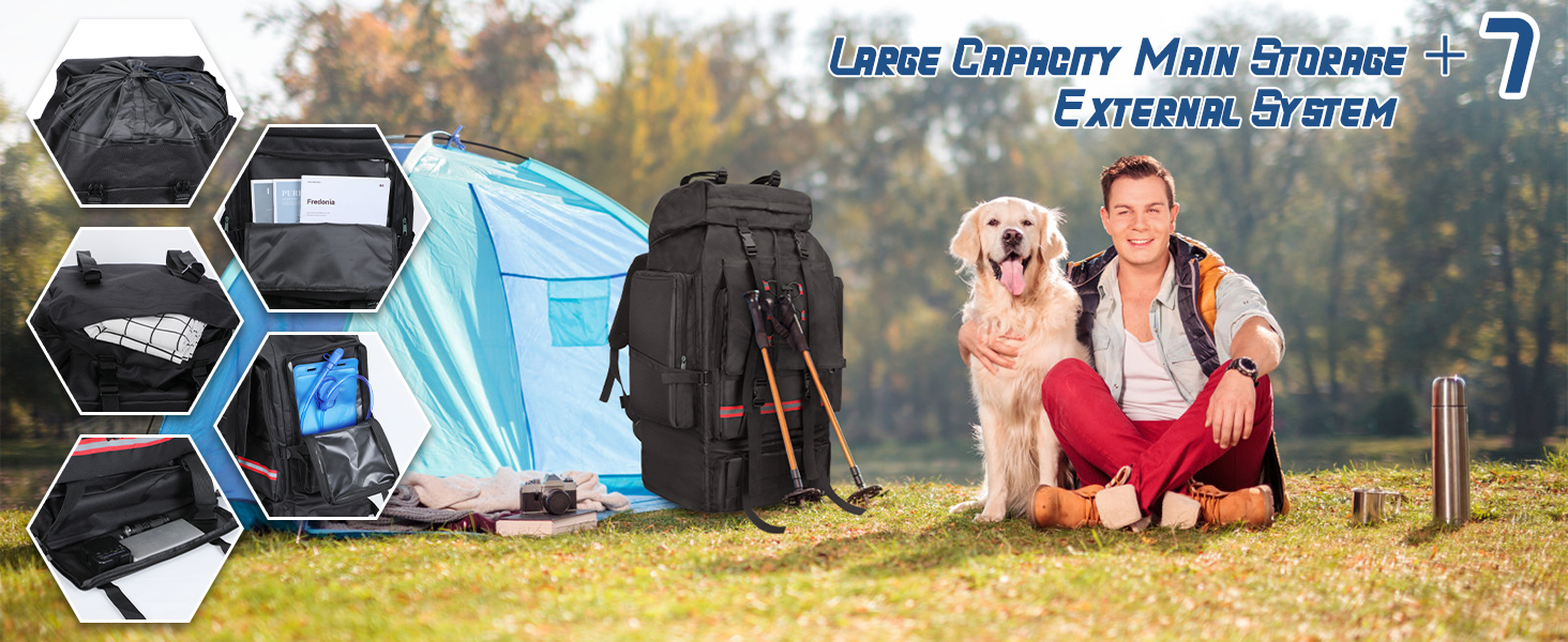 Wanderrucksack Reiserucksack Große Trekkingrucksack Campingrucksack Tagesrucksack