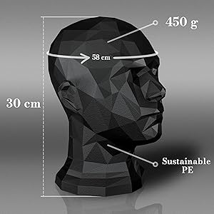 MANNEQUIN KOPF DEKO