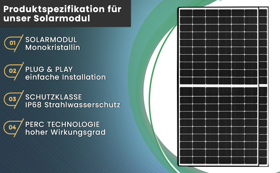 solarmodule photovoltaik komplettanlage solarpanel flexibel balkonkraftwerk solaranlage