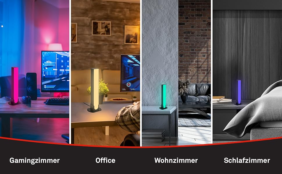 Gamingzimmer, Office, Wohnzimmer, Schlafzimmer
