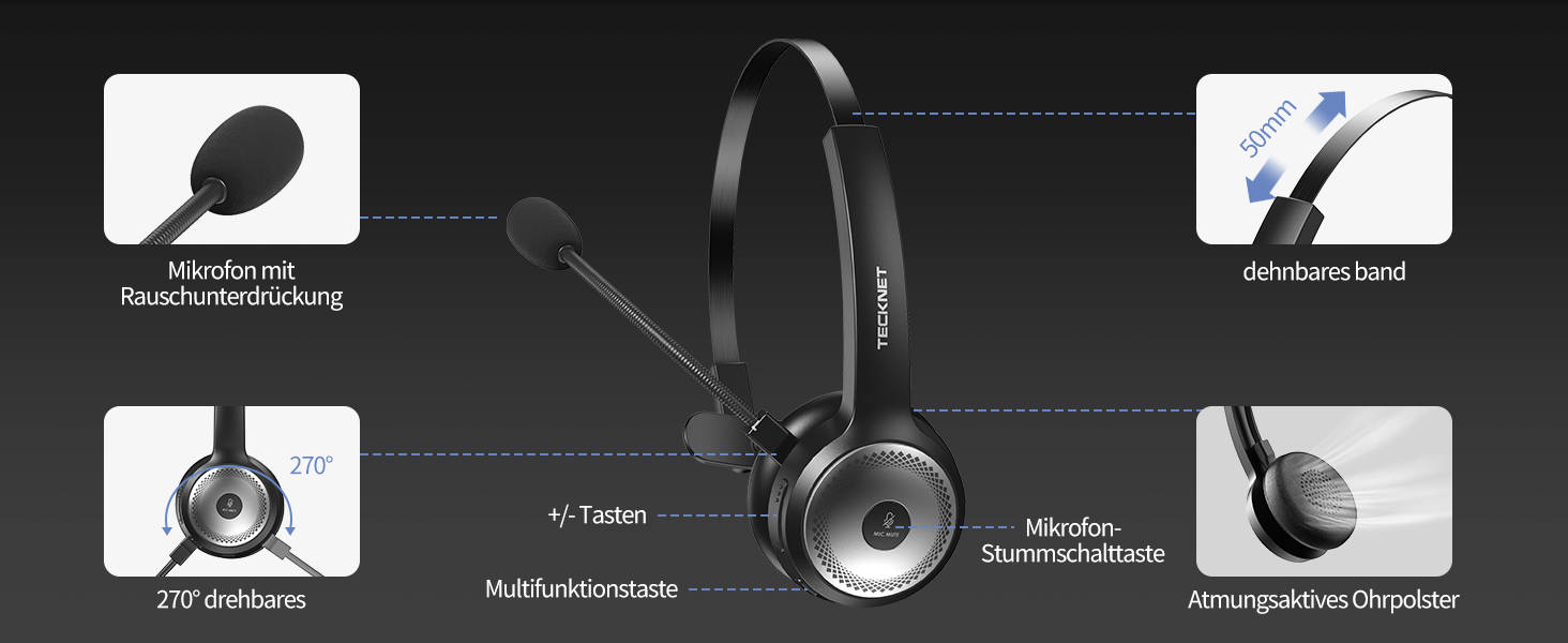 Headset mit Mikrofon