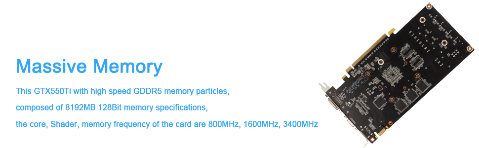 GTX550Ti Gaming Graphics Card