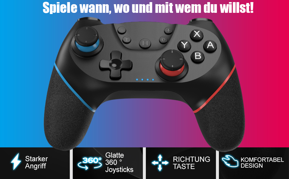 PERFECT KOMPATIBEL MIT SWITCH CONSOLE und Windows PC