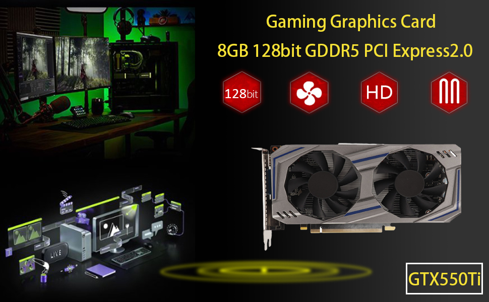 GTX550Ti Gaming Graphics Card