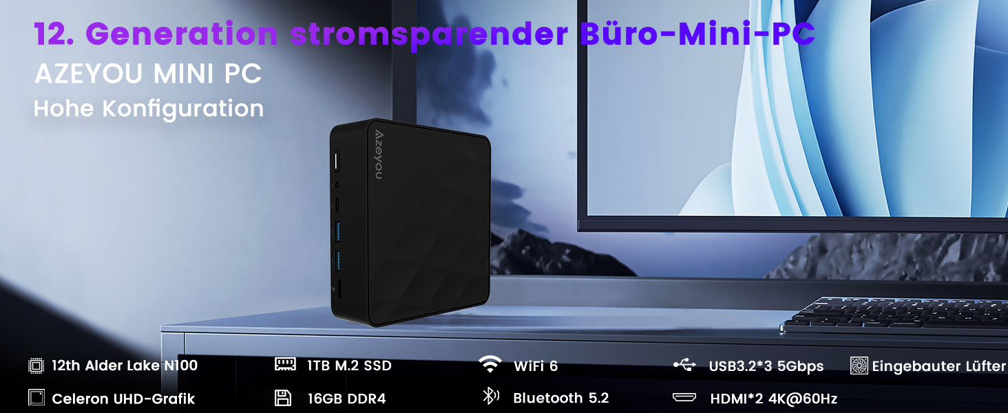 mini pc, n100 mini pc