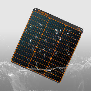 Das Solarpanel ist so konzipiert, dass es das Wasser vor Witterungseinflüssen schützt